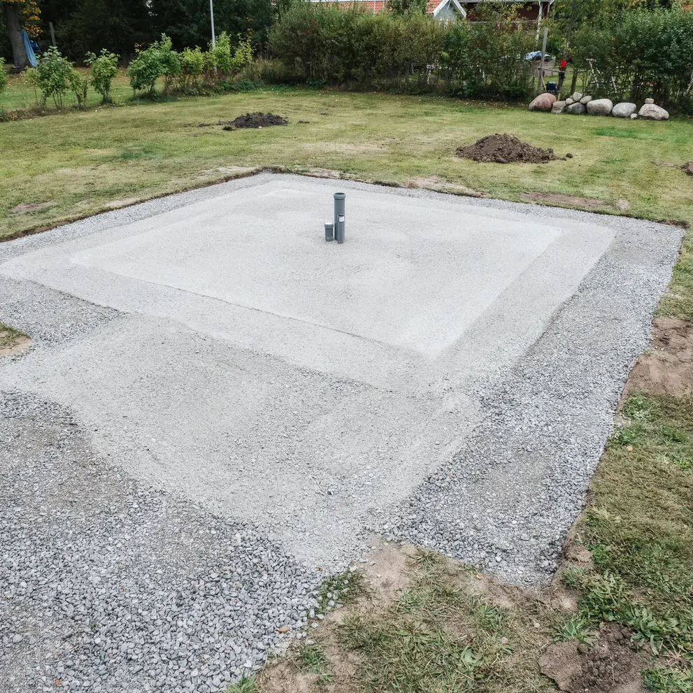 anlagga husgrund amp gjutning betongplatta i hovas goteborg